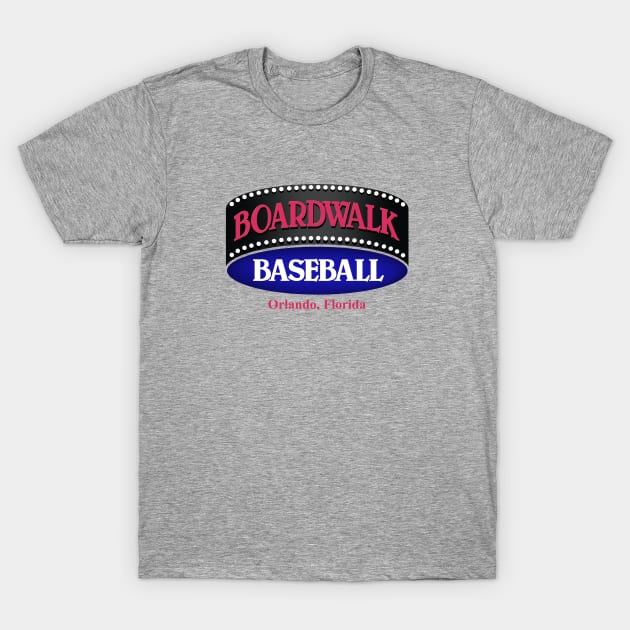 Boardwalk & Baseball T-Shirt by Cartarsauce Threads 